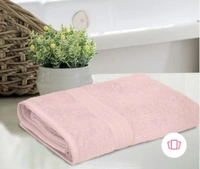 Bombay Dyeing Tulip Cotton Towel peach Colour 75 Cm X 150 Cm Large Towel  - 75 Cm X 150 Cm