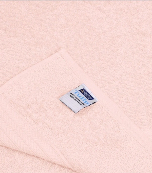 Bombay Dyeing Tulip Cotton Towel peach Colour 75 Cm X 150 Cm Large Towel  - 75 Cm X 150 Cm