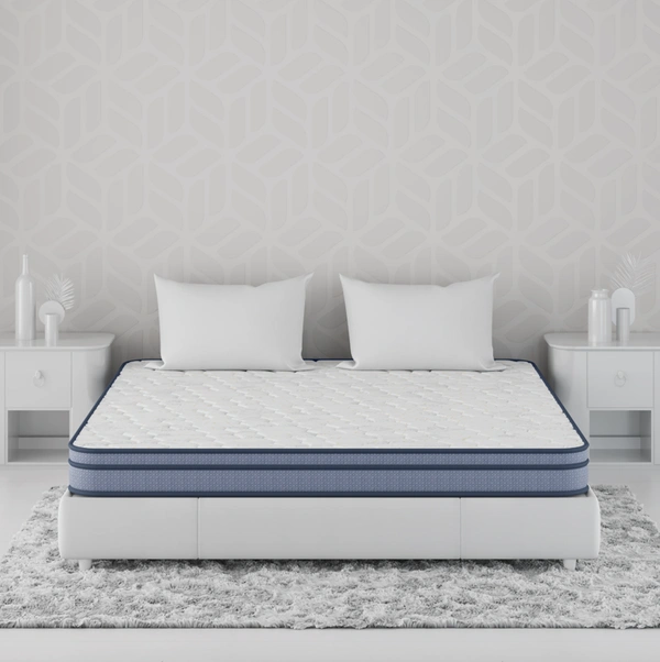 Kurlon SpringRest Pocket Popular Mattress 7 Inch / 8 Inch Pocket Spring Mattress With Memory Foam - 75 X 36, 8 Inch Thickness