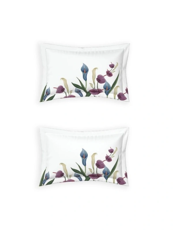 Ddecor Bedsheet King Size Bedsheet Digital Print Ethenic Bedsheet 2.74 Meter X 2.74 Meter With 2 Pillow Cover  - 2.74 M X 2.74 M