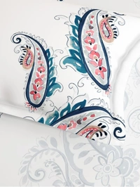 Ddecor Bedsheet King Size Bedsheet Digital Print Floral Bedsheet 2.74 Meter X 2.74 Meter With 2 Pillow Cover  - 2.74 M X 2.74 M