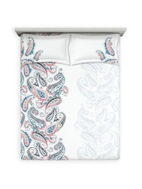 Ddecor Bedsheet King Size Bedsheet Digital Print Floral Bedsheet 2.74 Meter X 2.74 Meter With 2 Pillow Cover  - 2.74 M X 2.74 M
