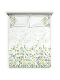 Ddecor Bedsheet King Size Bedsheet Digital Print Floral Bedsheet 9 Feet X 9 Feet With 2 Pillow Cover  - 2.74 M X 2.74 M
