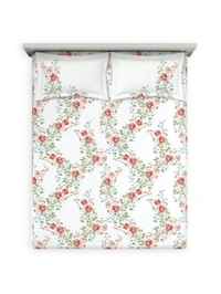 Ddecor Bedsheet King Size Bedsheet Digital Print Abstract Bedsheet 108 X 108 Inch With 2 Pillow Cover  - 2.74 M X 2.74 M