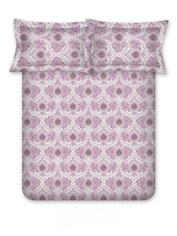 Bombay Dyeing King Size Bedsheet Cotton Bed Sheet 9 Feet X 9 Feet With 2 Pillow Covers - 2.74 M X 2.74 M