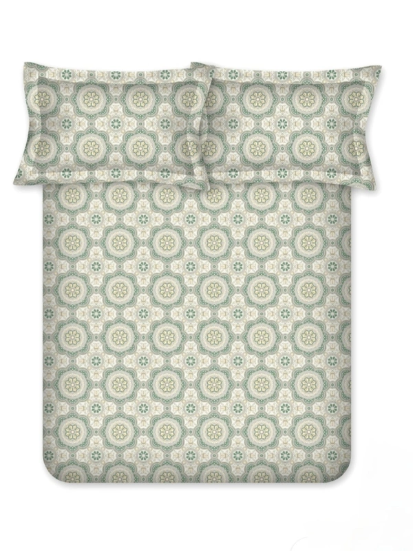 Bombay Dyeing Double bed Cotton Bedsheets - 2.24 M X 2.54 M