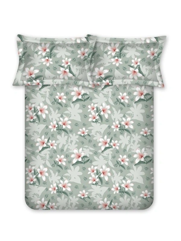 Bombay Dyeing Double bed Cotton Bedsheets - 2.24 M X 2.54 M