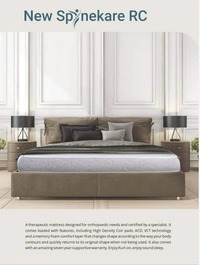 Kurlon Spinekare 5 Inch Mattress Memory Foam Coir Mattresses - 72 X 48, 5 Inch Thickness