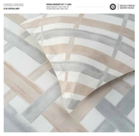 Ddecor D'Decor Icons King Size Bedsheet 5 Pcs Set Shop Online India - 2.74 M X 2.74 M, Criss Cross