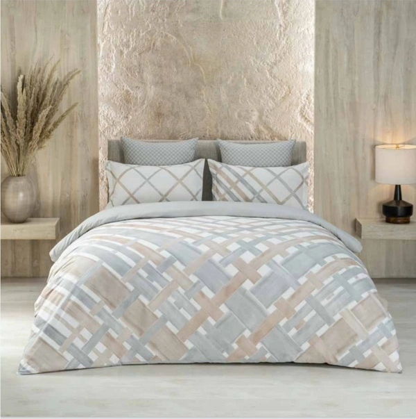 Ddecor D'Decor Icons King Size Bedsheet 5 Pcs Set Shop Online India - 2.74 M X 2.74 M, Criss Cross