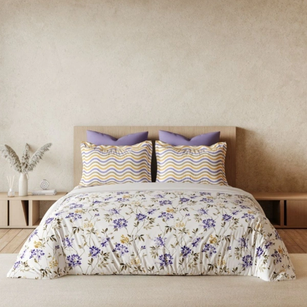 Ddecor Vega Double Bed Cotton Bed sheets Vega Bed sheet - 2.24 M X 2.54 M