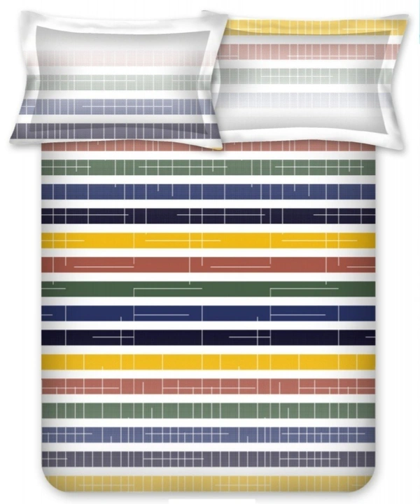 Bombay Dyeing King size Cotton Bedsheets - 2.74 M X 2.74 M