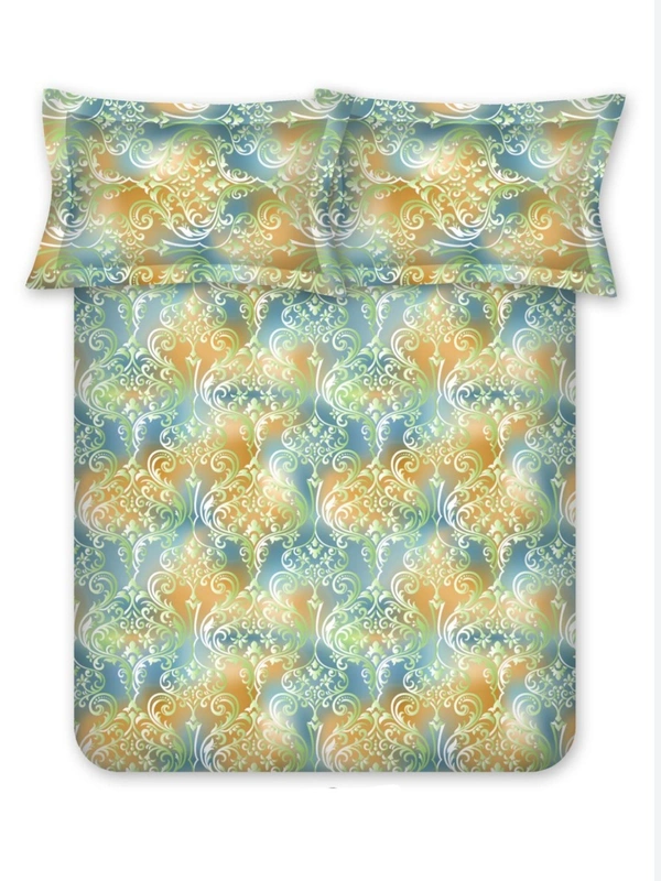 Bombay Dyeing Double bed Cotton Bedsheets - 2.24 M X 2.54 M