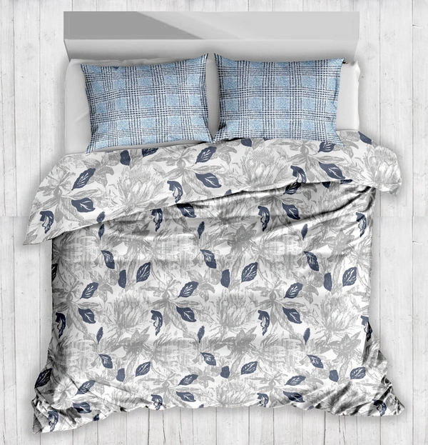 Pure Cotton King Size Double Bedsheet - 2.74 M X 2.74 M
