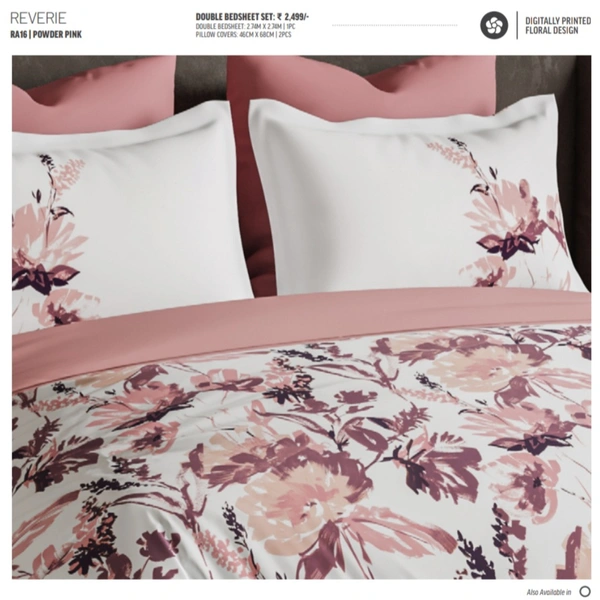 Ddecor King Size Bedsheet Double Bed Sheet - 2.74 M X 2.74 M
