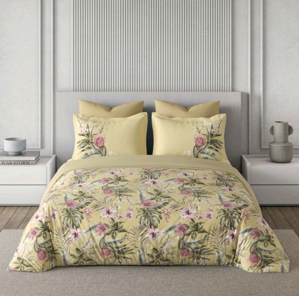 Ddecor King Size Bedsheet Double Bed Sheet - 2.74 M X 2.74 M