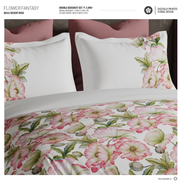 Ddecor D'decor Bed Sheet King Size Bedsheet Radiance Bedsheet  - 2.74 M X 2.74 M