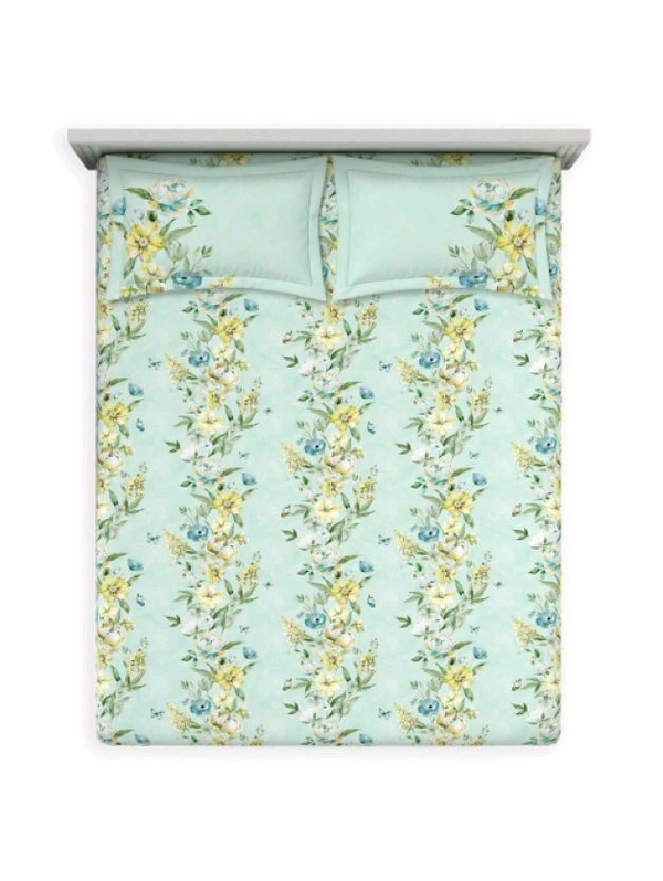 Ddecor King Size Bedsheet Double Bed Sheet - 2.74 M X 2.74 M