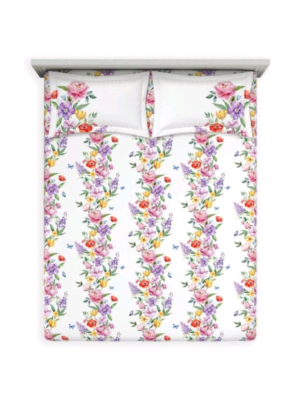 Ddecor King Size Bedsheet Double Bed Sheet  - 2.74 M X 2.74 M