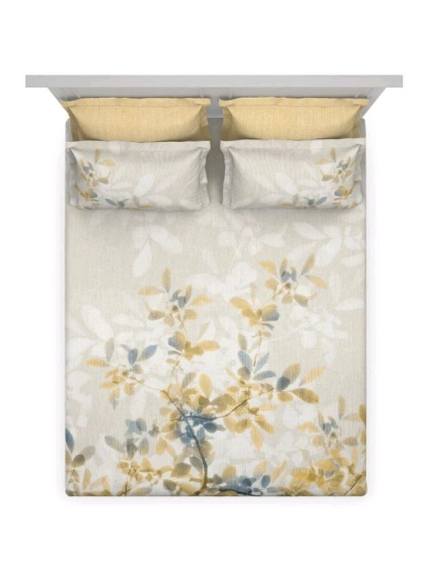 Ddecor King Size Cotton Bedsheets with 4 Pillow covers - 2.74 M X 2.74 M