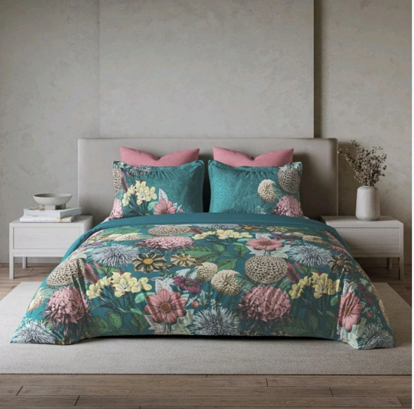 Ddecor King Size Cotton Bedsheets with 4 Pillow covers - 2.74 M X 2.74 M