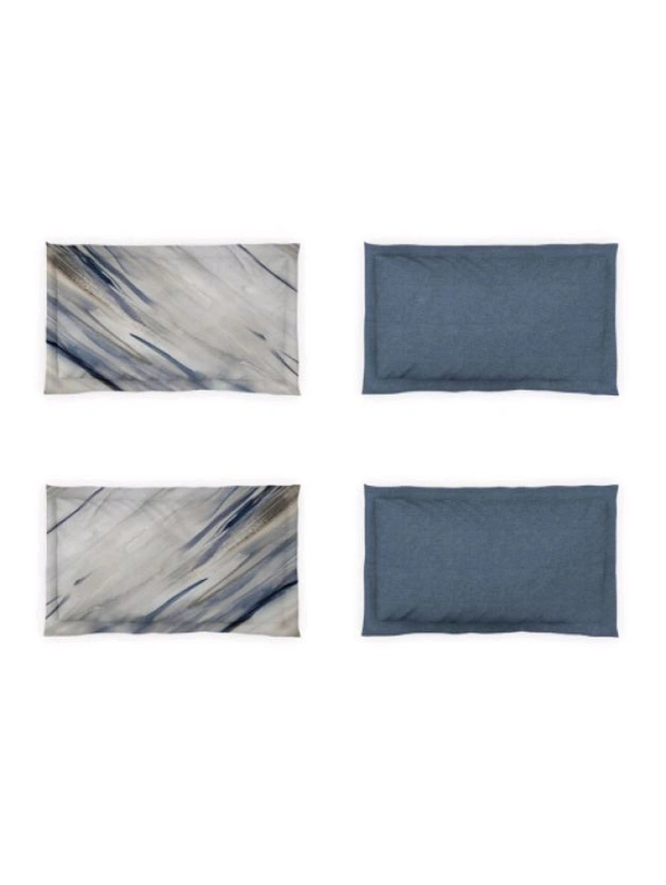 Ddecor King Size Cotton Bedsheets with 4 Pillow covers - 2.74 M X 2.74 M