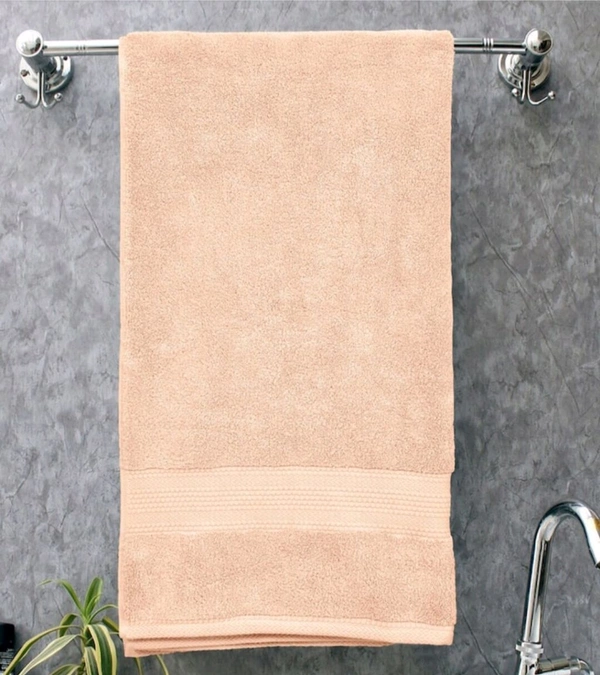 Bombay Dyeing Super Ultrx Towel Cotton Peach 650 Gsm Super Ultrx Bath Towel 75 Cm X 150 Cm - 75 Cm X 150 Cm