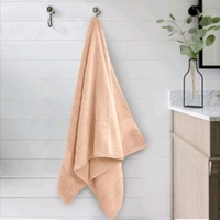 Bombay Dyeing Super Ultrx Towel Cotton Peach 650 Gsm Super Ultrx Bath Towel 75 Cm X 150 Cm - 75 Cm X 150 Cm