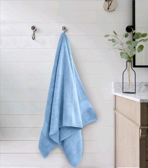 Bombay Dyeing Super Ultrx Towel Cotton Blue 650 Gsm Super Ultrx Bath Towel 75 Cm X 150 Cm - 75 Cm X 150 Cm
