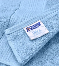 Bombay Dyeing Super Ultrx Towel Cotton Blue 650 Gsm Super Ultrx Bath Towel 75 Cm X 150 Cm - 75 Cm X 150 Cm