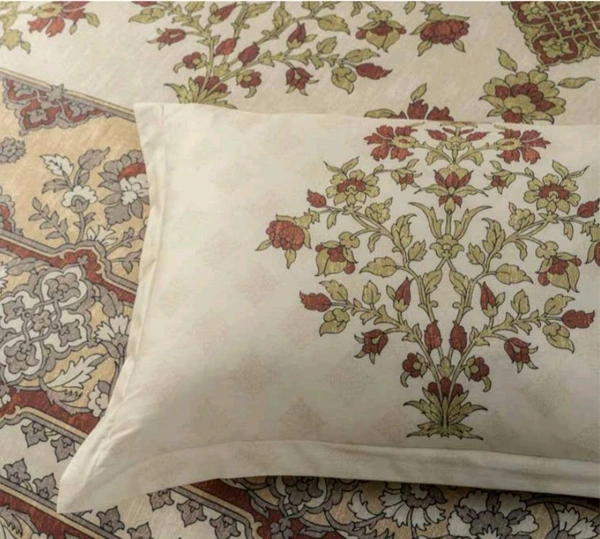 Ddecor King Size Cotton Bedsheets with 4 Pillow covers - 2.74 M X 2.74 M