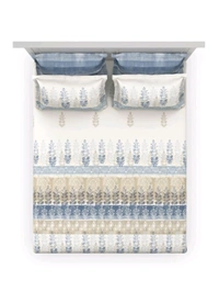 Ddecor Bedsheet King Size Double bed Sheet With 4 Pillow Covers - 2.74 M X 2.74 M