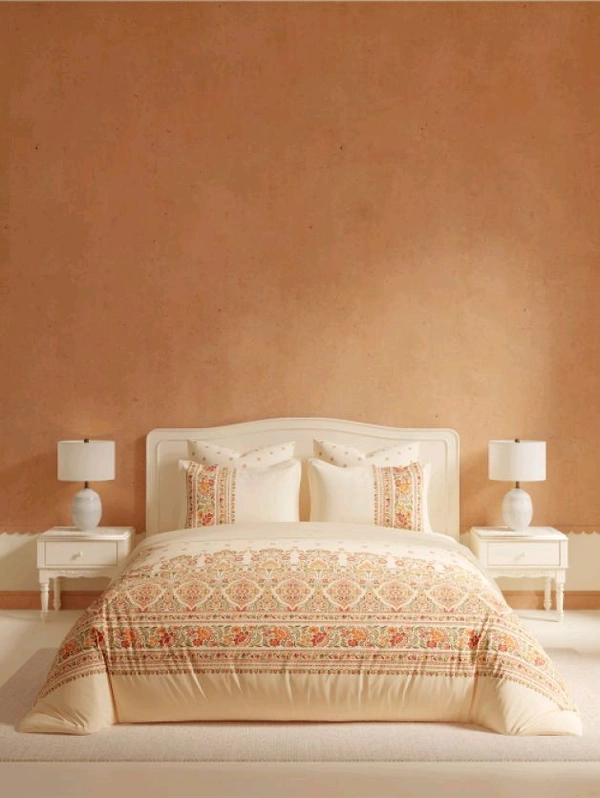 Ddecor Bedsheet King Size Double bed Sheet With 4 Pillow Covers - 2.74 M X 2.74 M