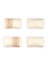 Ddecor Bedsheet King Size Double bed Sheet With 4 Pillow Covers - 2.74 M X 2.74 M