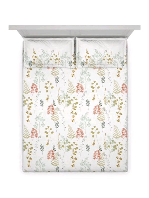 Ddecor double bed cotton bedsheets - 2.24 M X 2.54 M