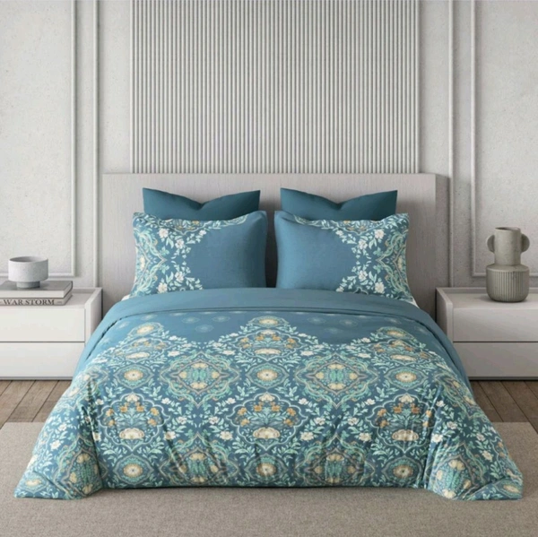 Ddecor King Size Cotton Bedsheets - 2.74 M X 2.74 M