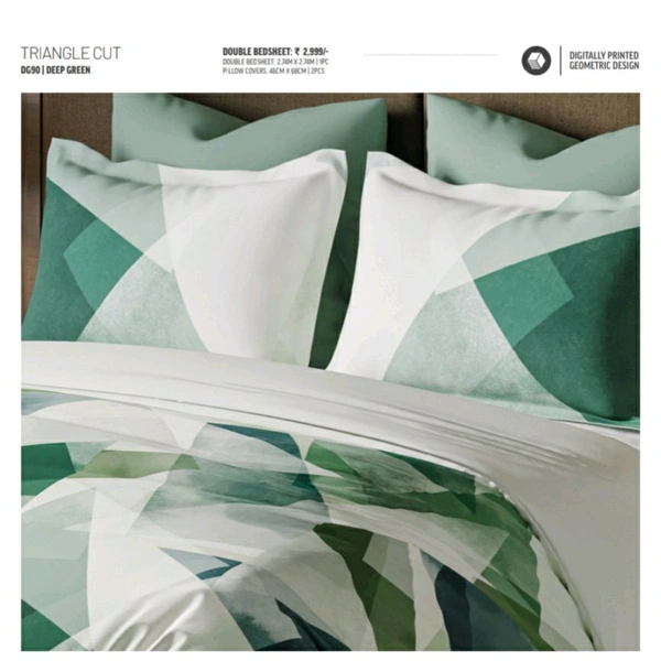 Ddecor King Size Cotton Bedsheets - 2.74 M X 2.74 M