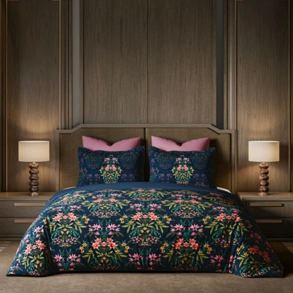 Ddecor King Size Cotton Bedsheets - 2.74 M X 2.74 M