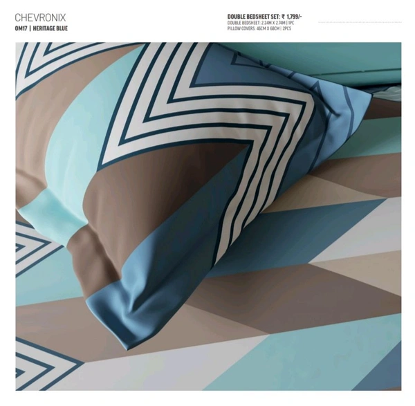 Ddecor Double Bed Cotton Bedsheets - 2.24 M X 2.74 M