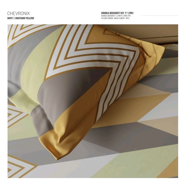 Ddecor Double Bed Cotton Bedsheets - 2.24 M X 2.74 M