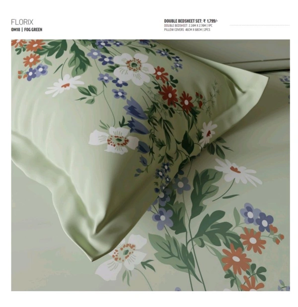 Ddecor Double Bed Cotton Bedsheets - 2.24 M X 2.74 M