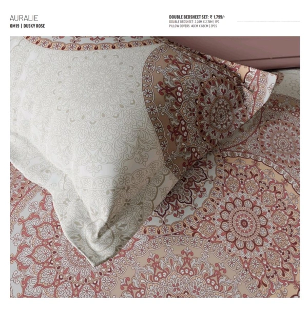 Ddecor Double Bed Cotton Bedsheets - 2.24 M X 2.74 M