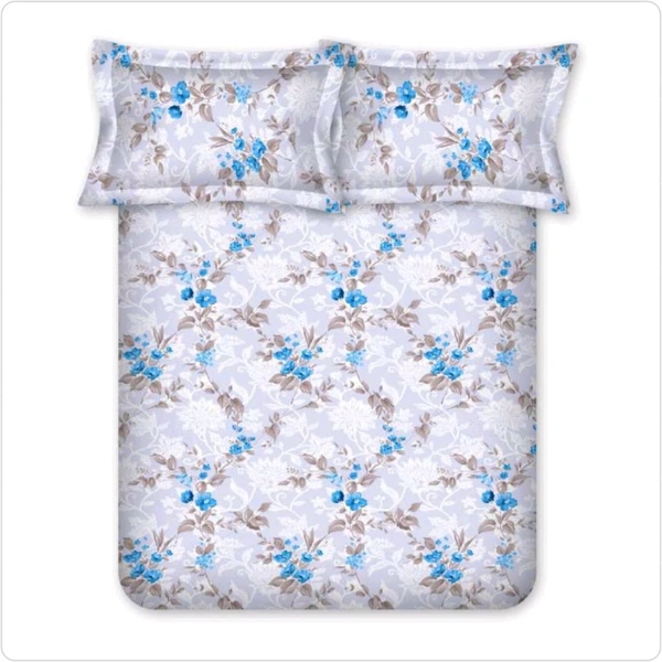Bombay Dyeing Double bed Cotton Bedsheets - 2.24 M X 2.54 M