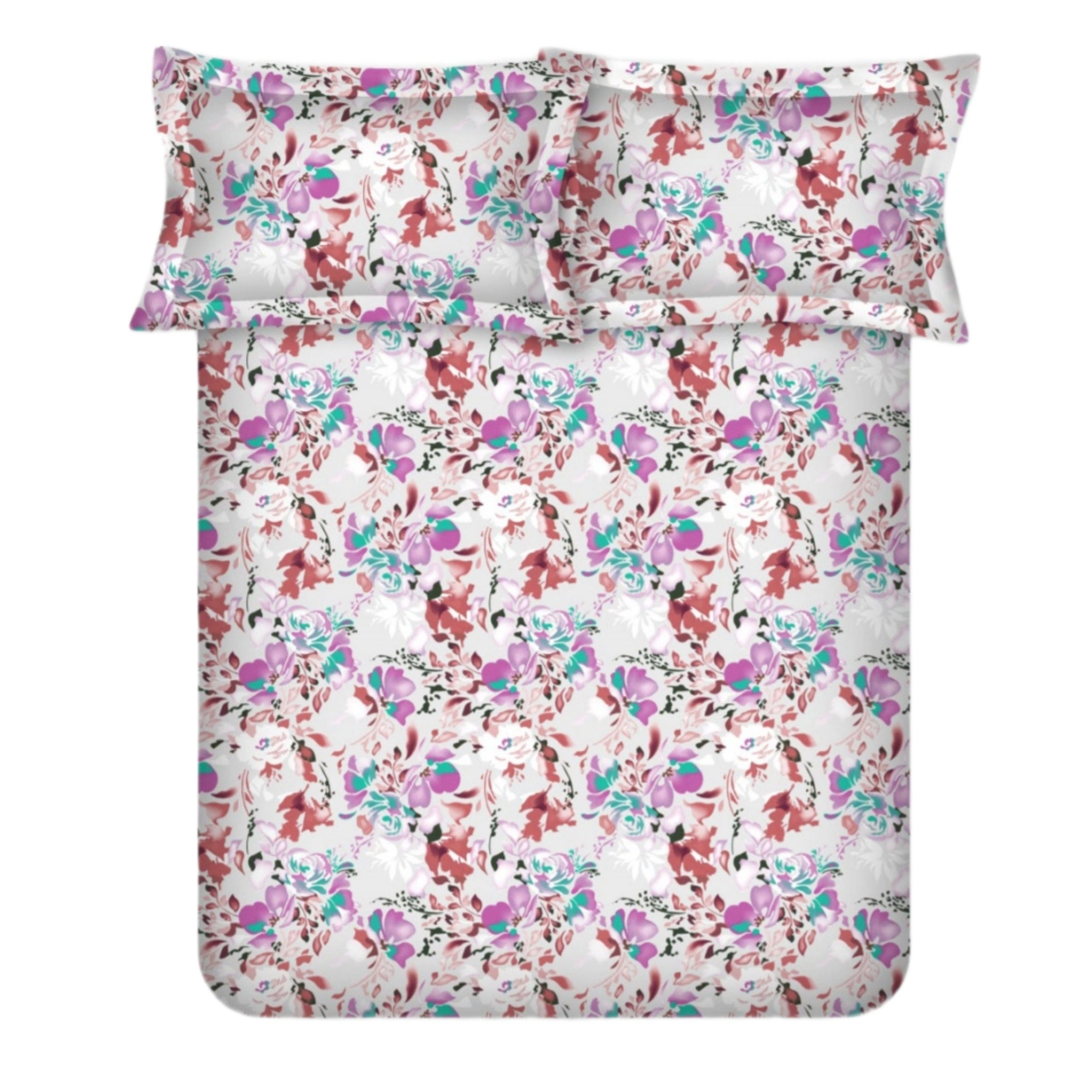Bombay Dyeing King size Cotton Bedsheets - 2.74 M X 2.74 M, Design A