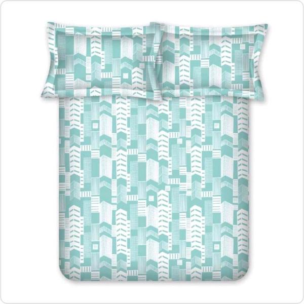 Bombay Dyeing Double bed Cotton Bedsheets - 2.24 M X 2.54 M
