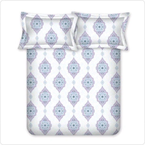 Bombay Dyeing Double bed Cotton Bed sheets - 2.24 M X 2.54 M