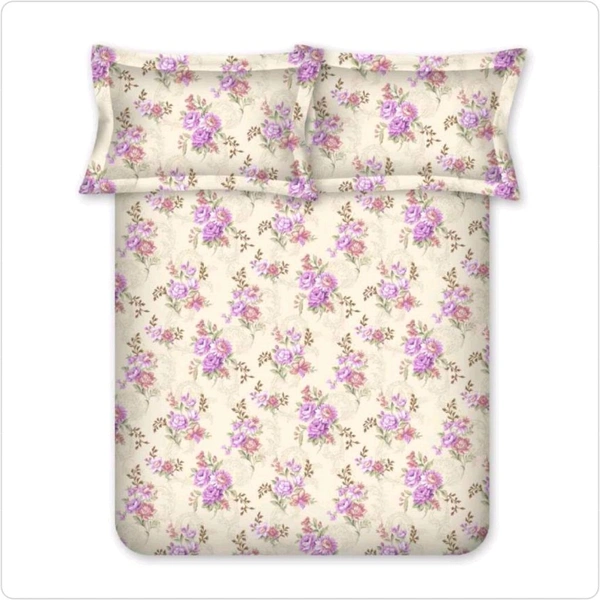 Bombay Dyeing Double bed Cotton Bedsheets - 2.24 M X 2.54 M