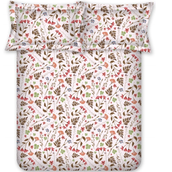 Bombay Dyeing Double bed Cotton Bedsheets - 2.24 M X 2.54 M