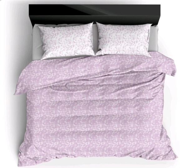 2 Single Cotton Bedsheets 60" X 100" With 2 Pillow Covers - 1.50 M X 2.54 M - 2pc