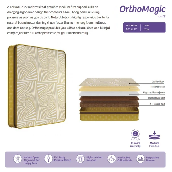 Kurlon Mattress Ortho Magic Elite 8 Inch